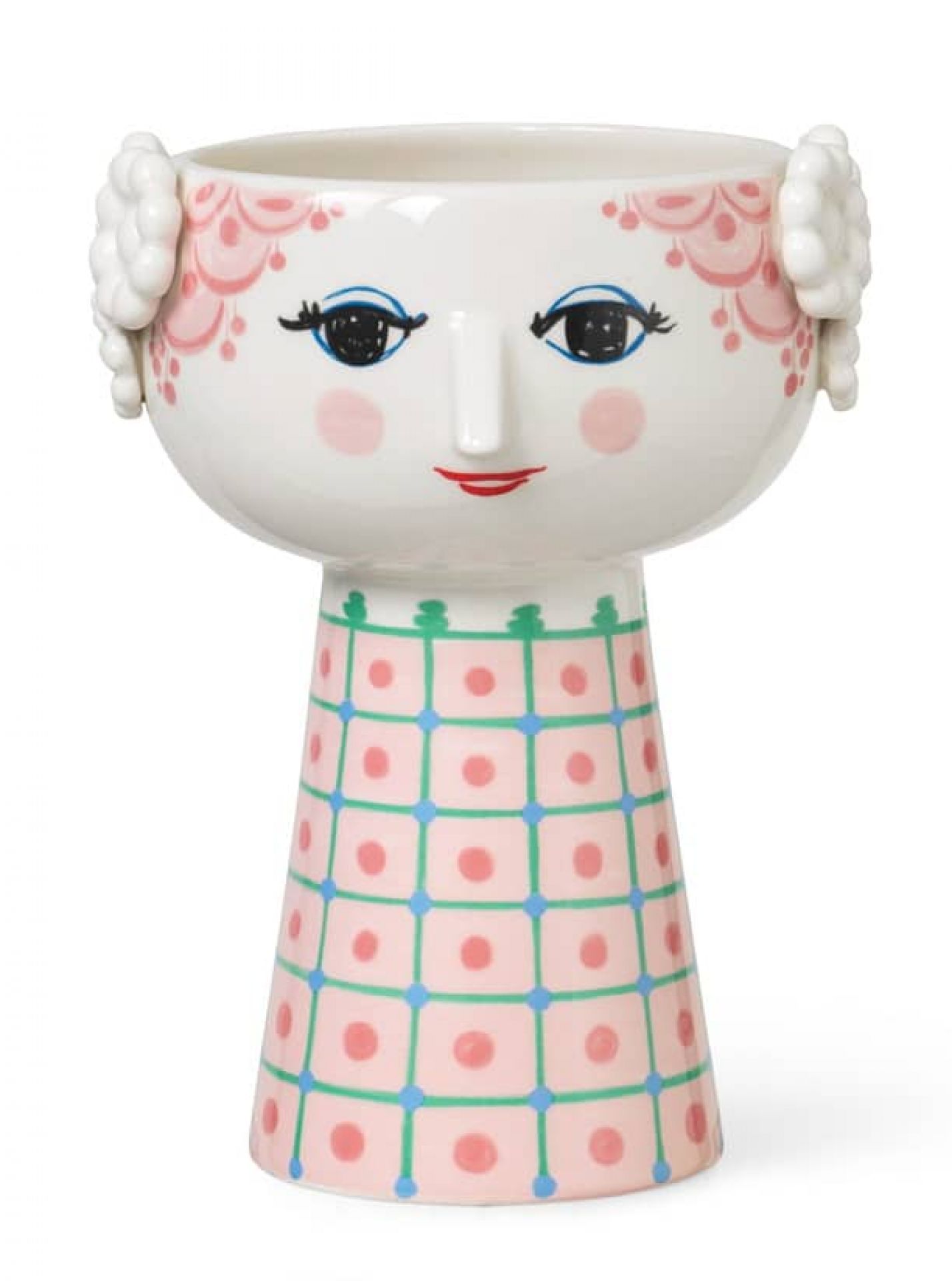 Eva Vase H 18,5 cm Pink Bjorn Wiinblad